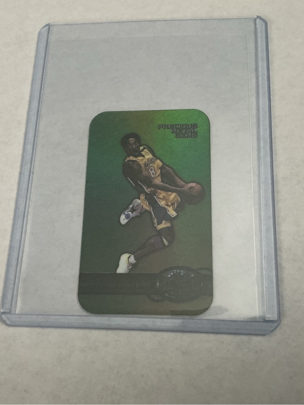 Precious Metal PMG Gems Kobe Bryant Michael Jordan Holo Promo Tobacco Card - Picture 2 of 4